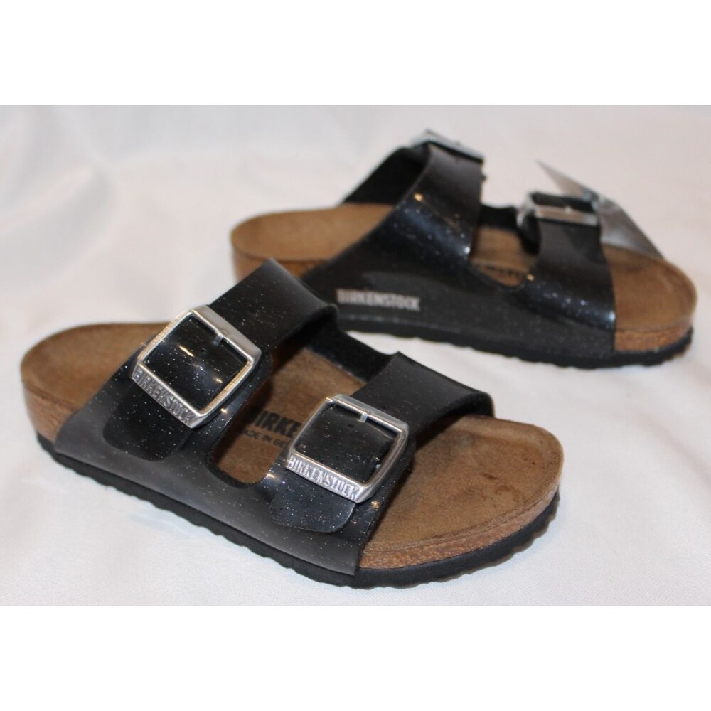 BIRKENSTOCK KIDS ARIZONA GALAXY MAGIC BLACK SANDALS EU 26 US 8-8.5 NIB - Picture 3 of 5